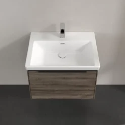 V&b subway 3.0 servantskap 66x42 stone oak håndtak i volcano black