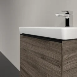 V&b subway 3.0 servantskap 47x42 stone oak håndtak i volcano black