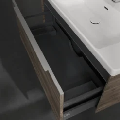V&b subway 3.0 servantskap 97x42 stone oak m/lys håndtak i krom