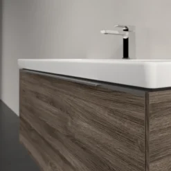V&b subway 3.0 servantskap 97x42 stone oak m/lys håndtak i krom