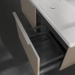 V&b subway 3.0 servantskap 127x42 taupe håndtak i krom