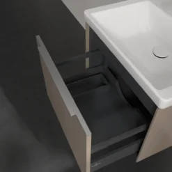V&b subway 3.0 servantskap 57x42 taupe håndtak i krom