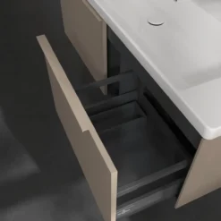 V&b subway 3.0 servantskap 127x42 taupe håndtak i møbelets farge