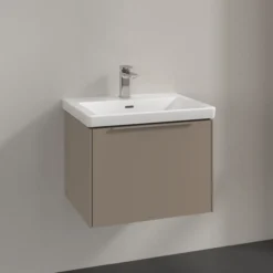 V&b subway 3.0 servantskap 57x42 taupe håndtak i møbelets farge