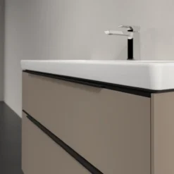 V&b subway 3.0 servantskap 97x57 taupe håndtak i volcano black
