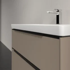 V&b subway 3.0 servantskap 77x57 taupe håndtak i volcano black