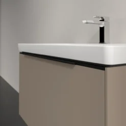 V&b subway 3.0 servantskap 77x42 taupe håndtak i volcano black