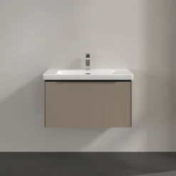 V&b subway 3.0 servantskap 77x42 taupe håndtak i volcano black