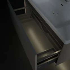 V&b subway 3.0 servantskap 97x42 taupe m/lys håndtak i krom