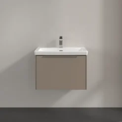 V&b subway 3.0 servantskap 66x42 taupe m/lys håndtak i møbelets farge
