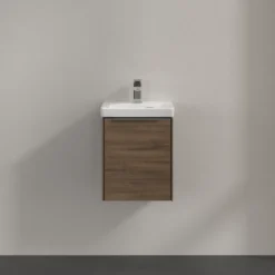 V&b subway 3.0 servantskap 35x42 venstre arizona oak håndtak i krom