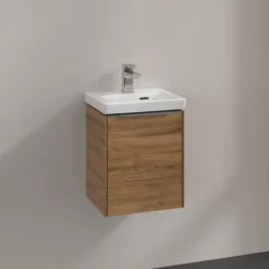 V&b subway 3.0 servantskap 35x42 venstre kansas oak håndtak i krom