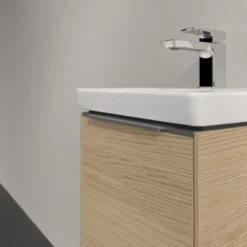 V&b subway 3.0 servantskap 35x42 venstre nordic oak håndtak i krom