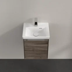 V&b subway 3.0 servantskap 35x42 venstre stone oak håndtak i krom