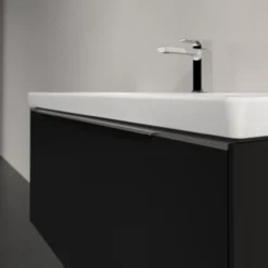 V&b subway 3.0 servantskap 97x42 volcano black håndtak i krom