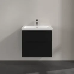V&b subway 3.0 servantskap 62x57 volcano black håndtak i møbelets farge