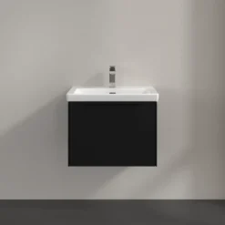 V&b subway 3.0 servantskap 57x42 volcano black håndtak i møbelets farge