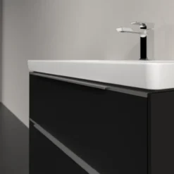 V&b subway 3.0 servantskap 77x57 volcano black m/lys håndtak i krom