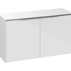 V&b subway 3.0 sideskap 80x42 brilliant white håndtak i krom