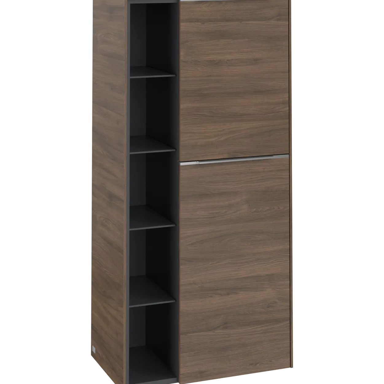 V&b subway 3.0 sideskap 57x120 høyre arizona oak håndtak i krom