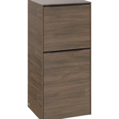 V&b subway 3.0 sideskap 40x86 høyre arizona oak håndtak i volcano black