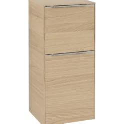 V&b subway 3.0 sideskap 40x86 høyre nordic oak håndtak i krom