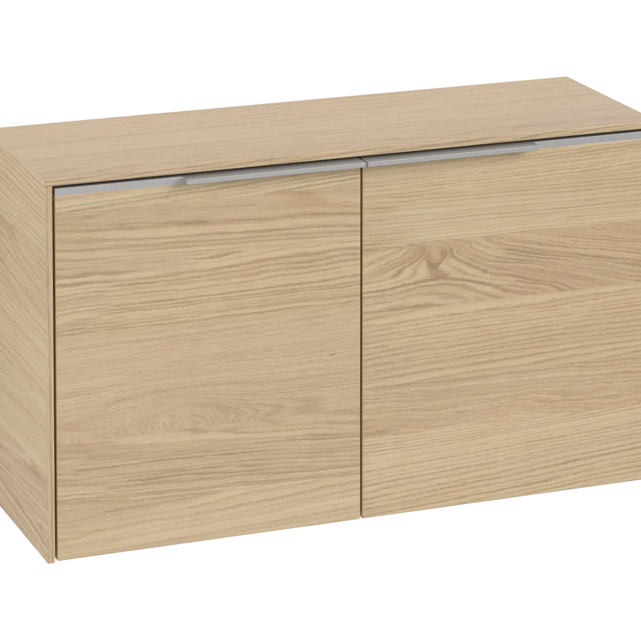 V&b subway 3.0 sideskap 80x42 nordic oak håndtak i krom