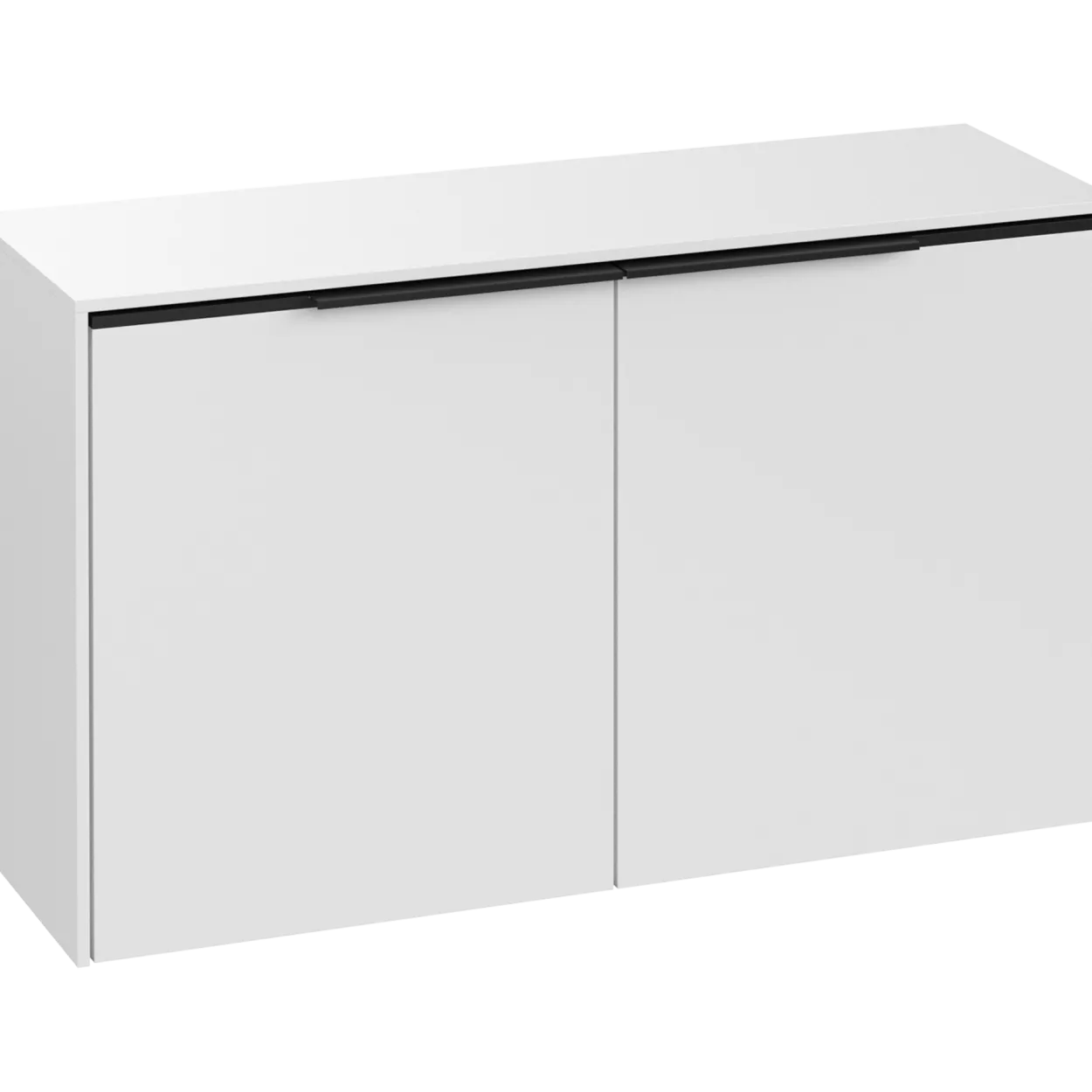 V&b subway 3.0 sideskap 80x42 pure white håndtak i volcano black