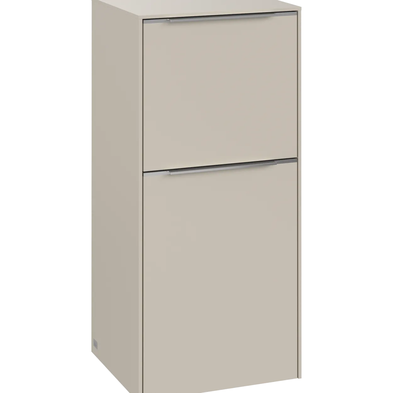 V&b subway 3.0 sideskap 40x86 venstre cashmere grey håndtak i krom