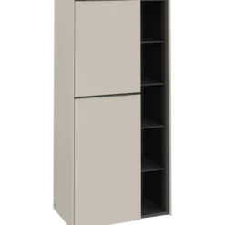 V&b subway 3.0 sideskap 57x120 venstre cashmere grey håndtak i møbelets farge