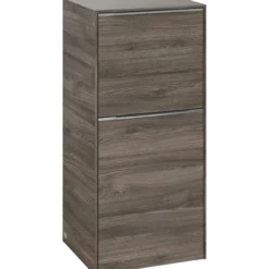V&b subway 3.0 sideskap 40x86 venstre stone oak håndtak i krom