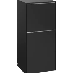 V&b subway 3.0 sideskap 40x86 venstre volcano black håndtak i krom