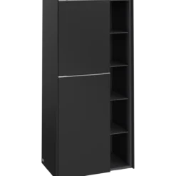V&b subway 3.0 sideskap 57x120 venstre volcano black håndtak i krom