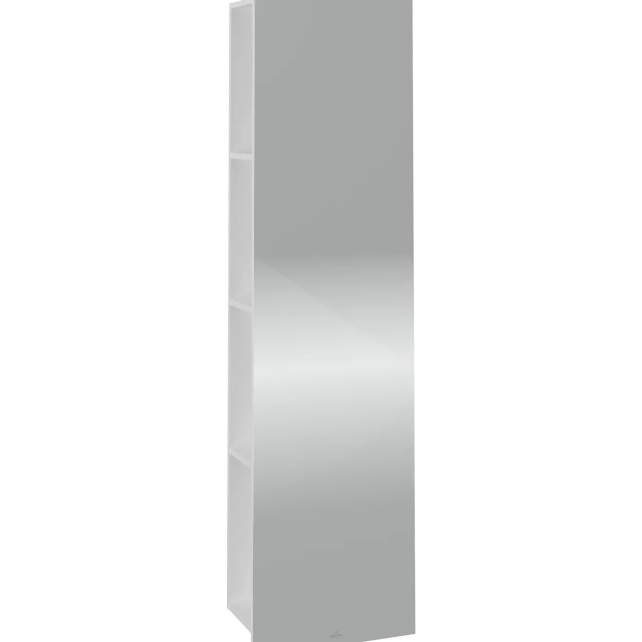 V&b subway 3.0 speilhylle 40x171 venstre brilliant white håndtak i krom
