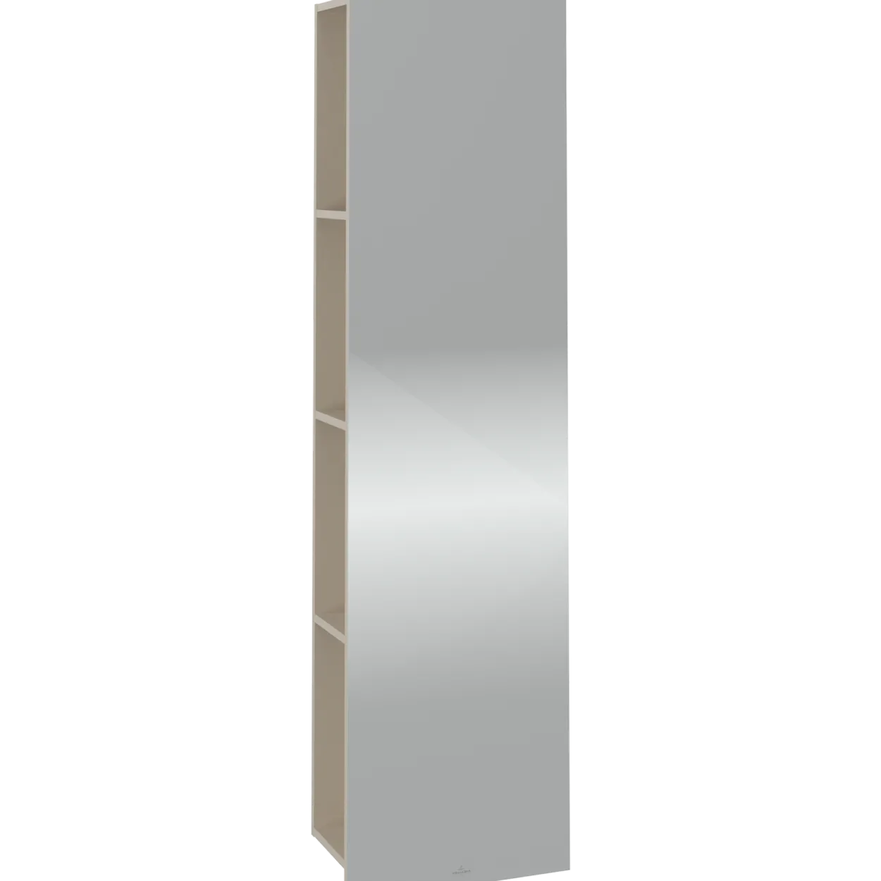 V&b subway 3.0 speilhylle 40x171 venstre cashmere grey håndtak i krom