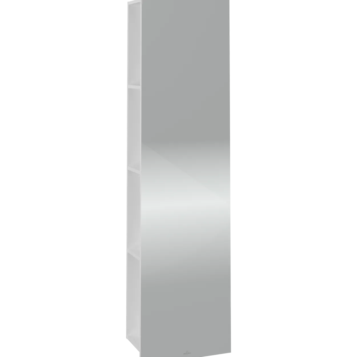 V&b subway 3.0 speilhylle 40x171 venstre pure white håndtak i krom