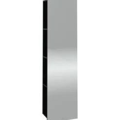 V&b subway 3.0 speilhylle 40x171 venstre volcano black håndtak i krom