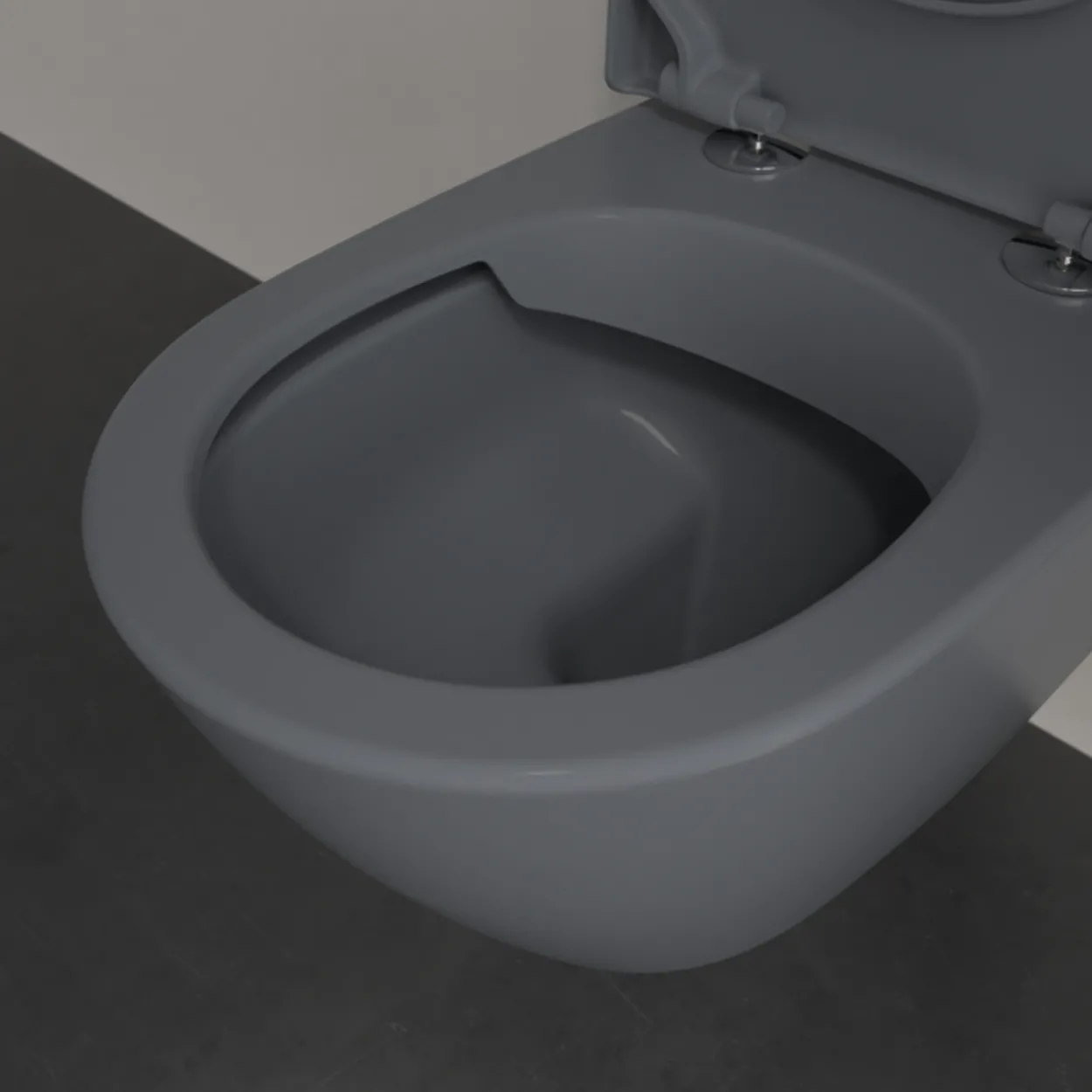 V&b subway 2.0 veggskål m/åpen spylekant graphite