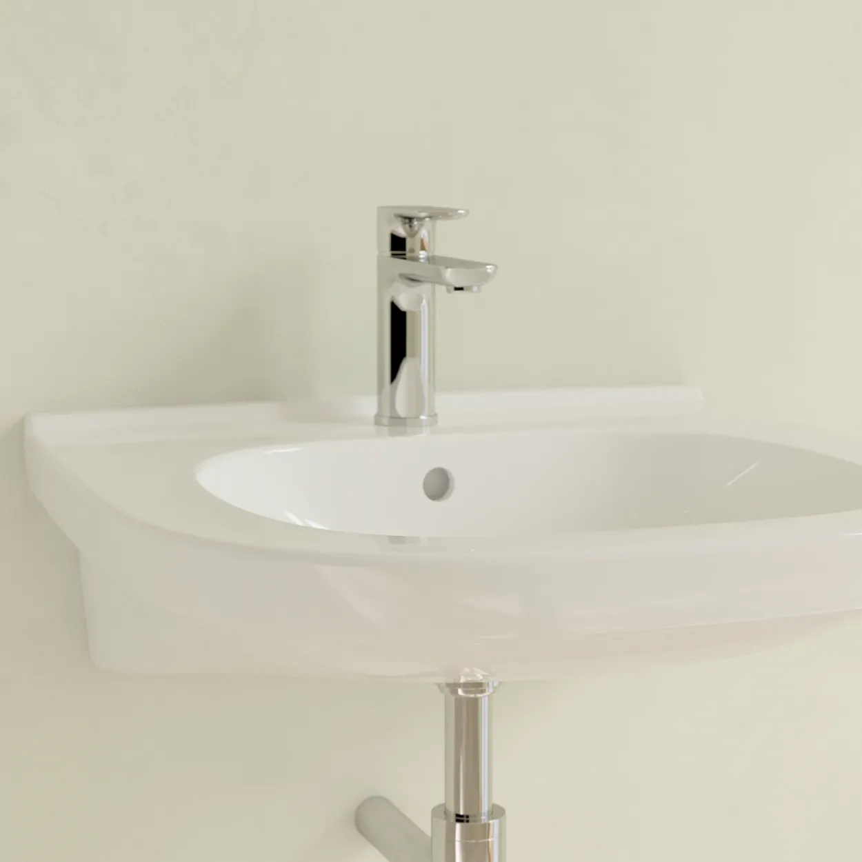 V&b vicare servant c+ 55,5x54 cm hvit alpin