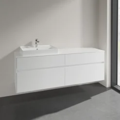 Villeroy & boch collaro servantskap 160 for servant venstre 60 cm m/4 skuffer hvit matt