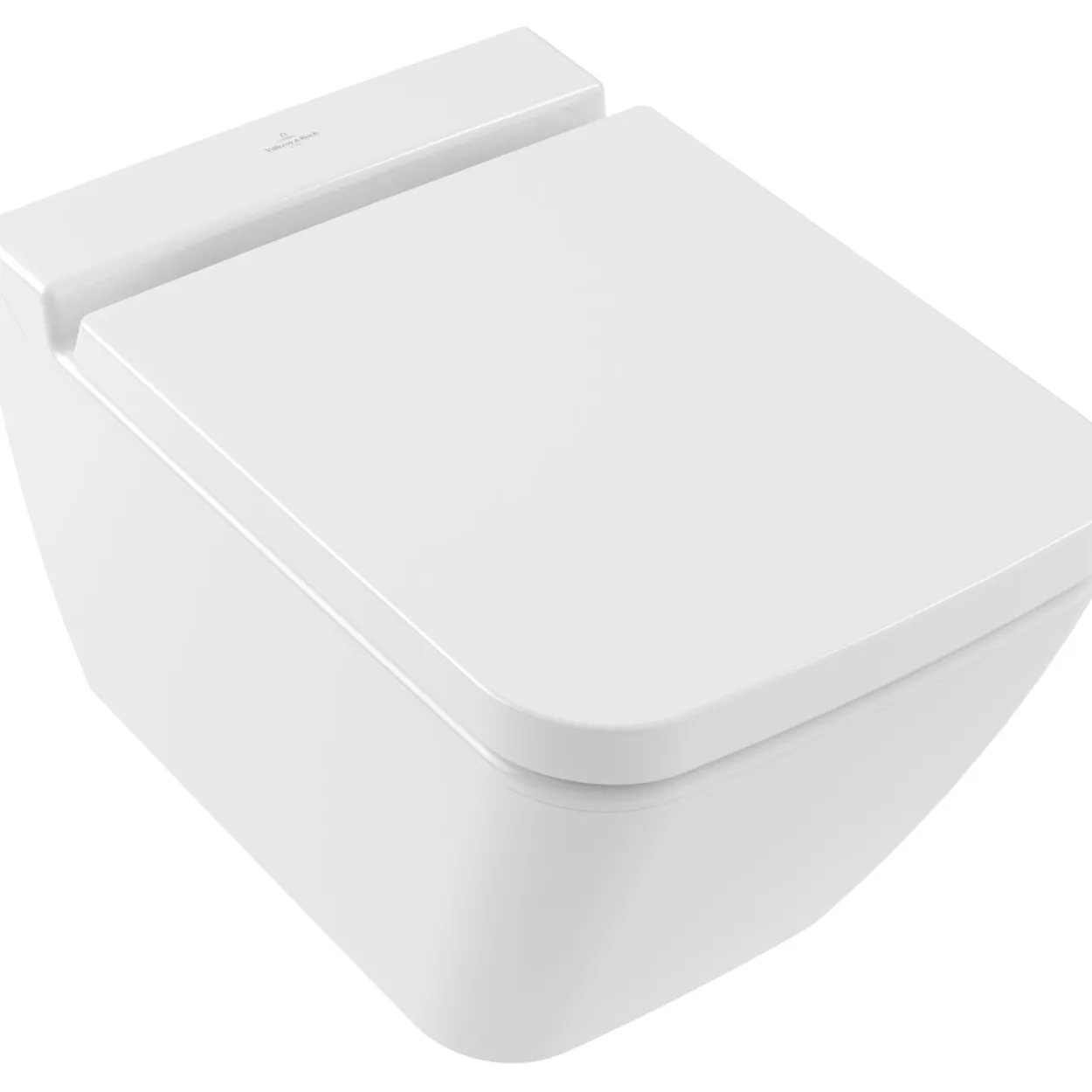 Villeroy & boch finion veggskål med åpen spylekant, hvit alpin ceramicplus