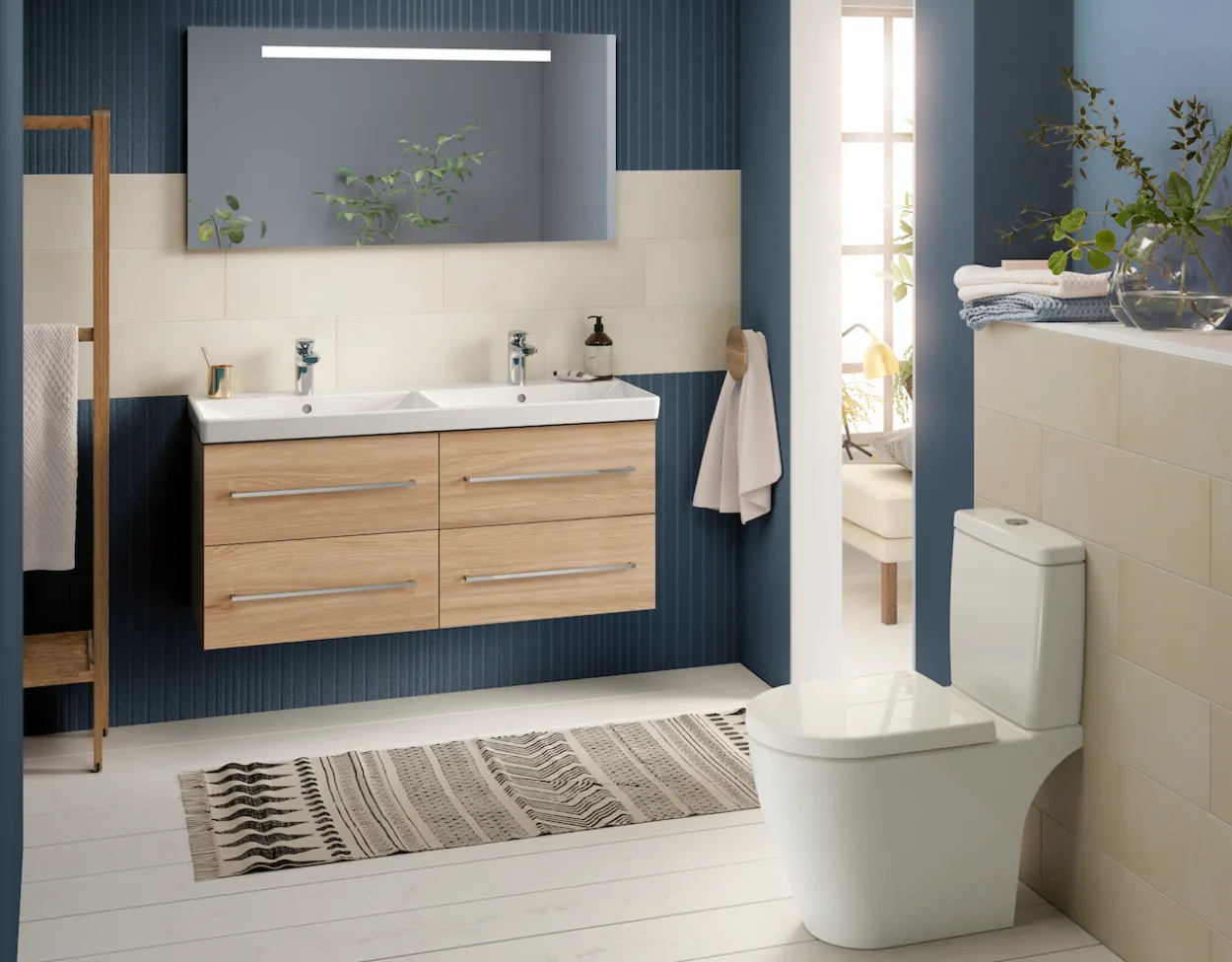 Villeroy & boch more to see one lysspeil 120 x 60 cm