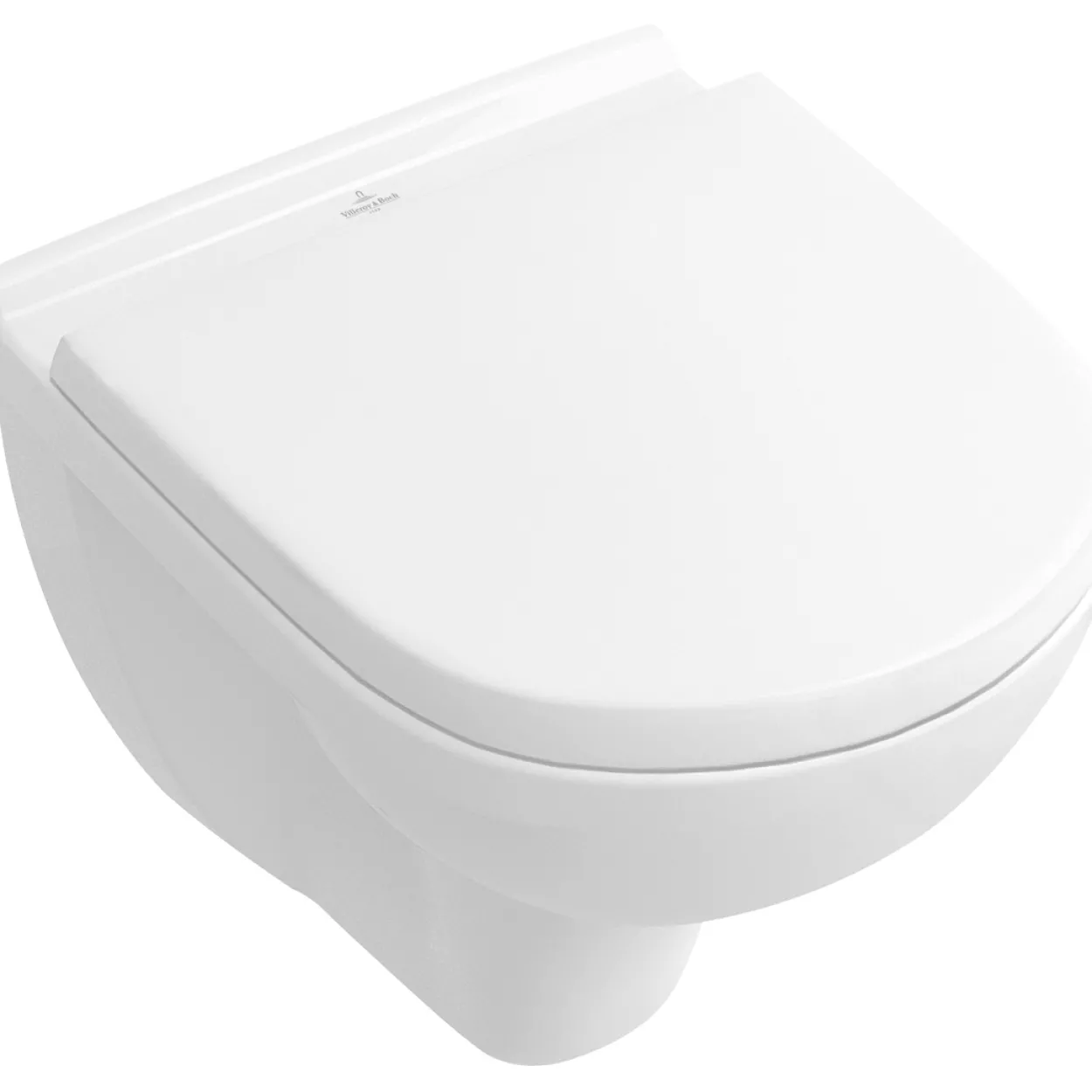 Villeroy & boch o.novo compact veggskål m/åpen spylekant hvit alpin