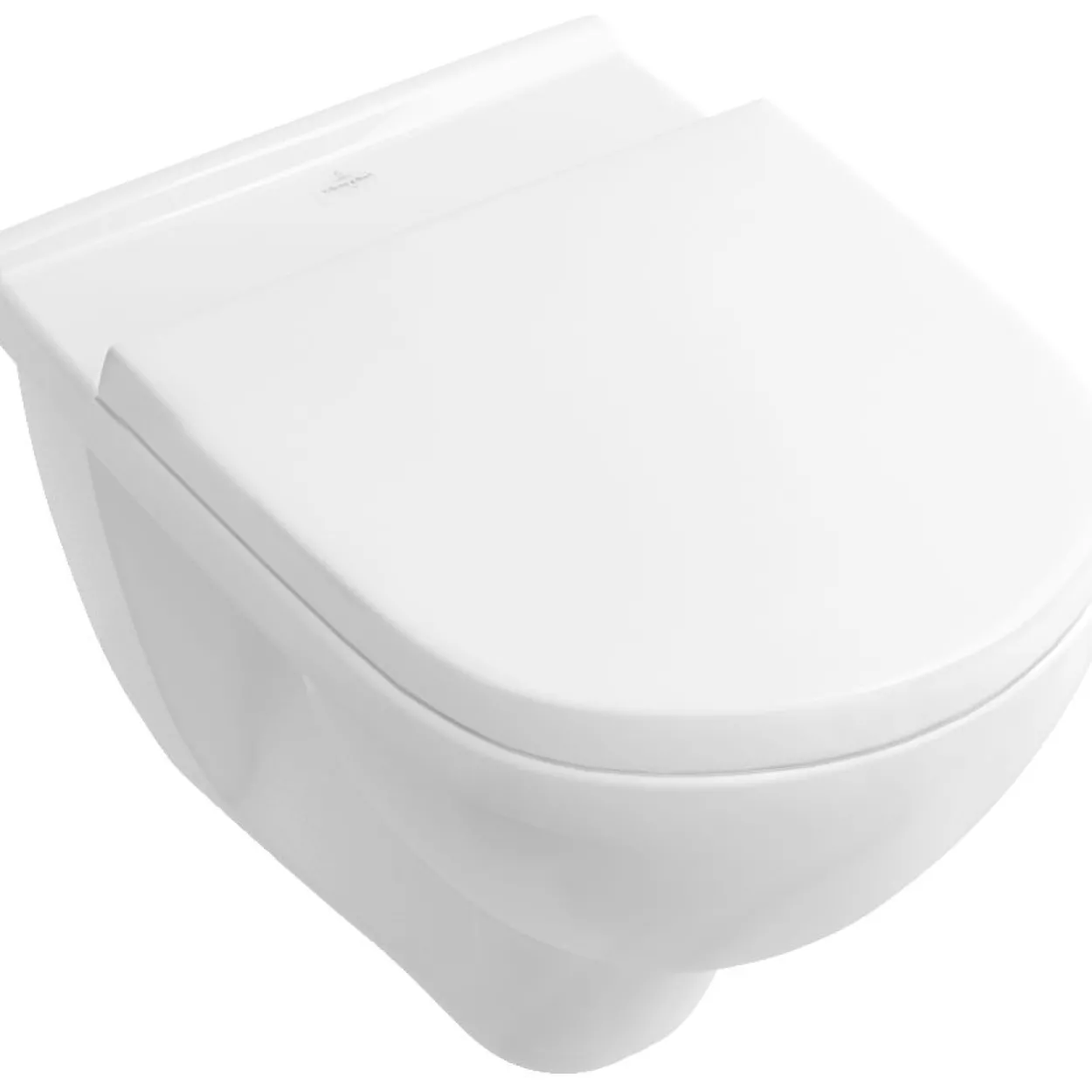 Villeroy & boch o.novo veggskål m/toalettsete hvit alpin