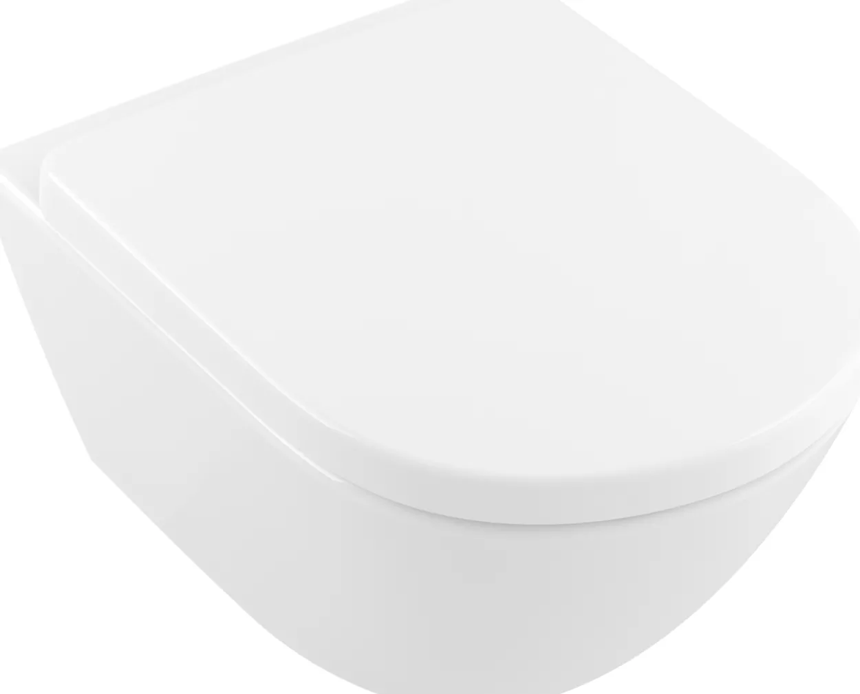 Villeroy & boch subway 2.0 comfort veggskål m/åpen spylekant hvit alpin