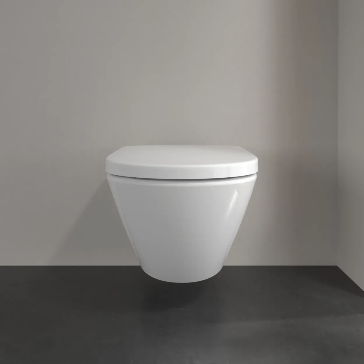 Villeroy & boch subway 2.0 comfort veggskål m/åpen spylekant hvit alpin