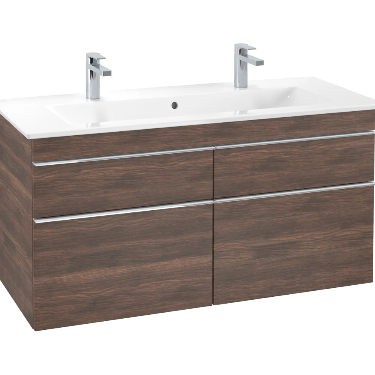Villeroy & boch venticello servantskap arizona eik m/4 skuffer, 1153 x 590 x 477 mm