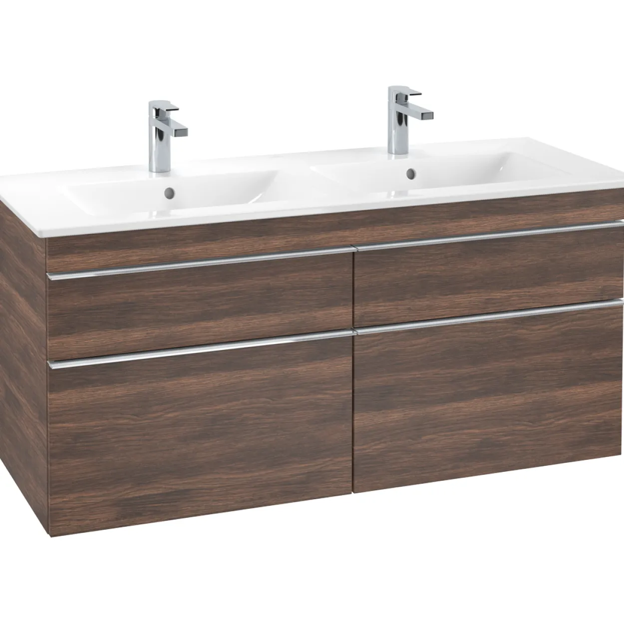 Villeroy & boch venticello servantskap arizona eik m/4 skuffer, 1253 x 590 x 477 mm
