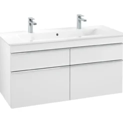 Villeroy & boch venticello servantskap hvit matt m/4 skuffer 1153 x 590 x 477 mm