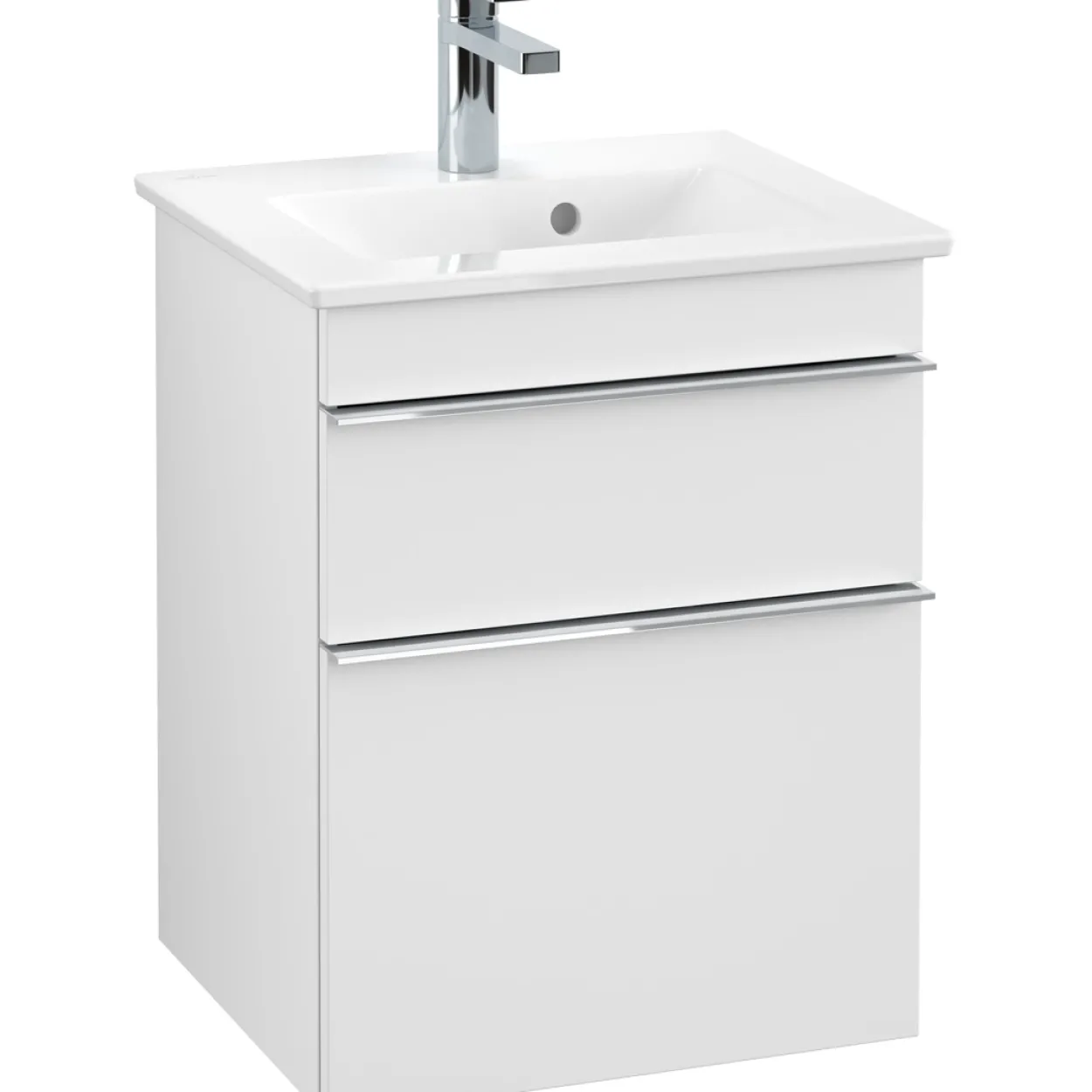 Villeroy & boch venticello servantskap hvit matt m/2 skuffer 466 x 590 x 400 mm